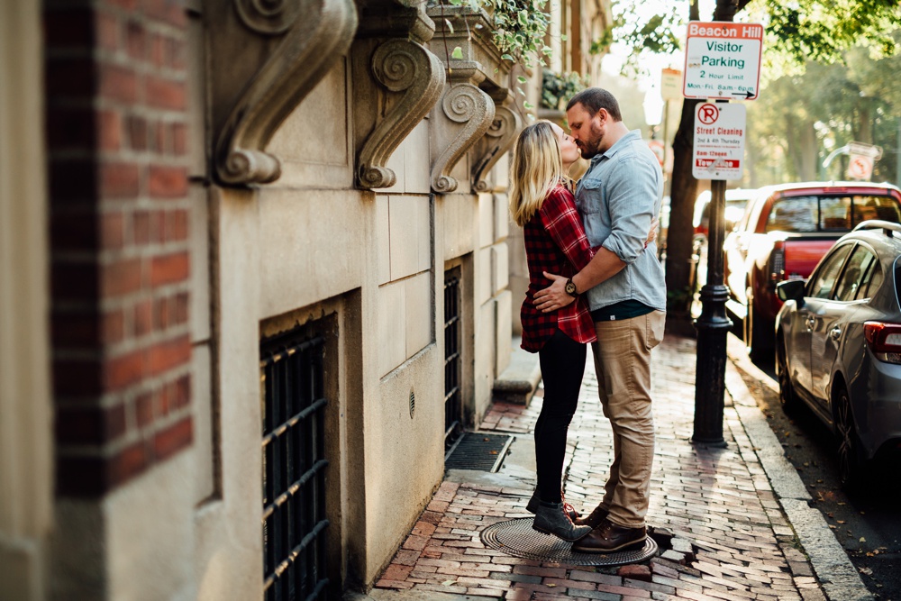 boston esplanade engagement session